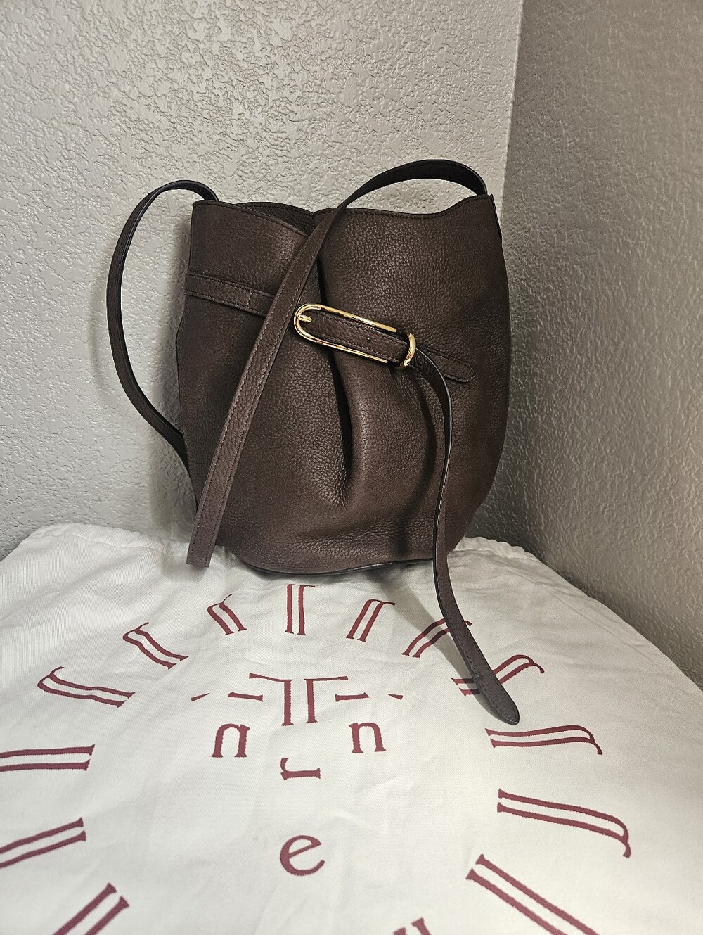 Liffner Belted Bucket Bag